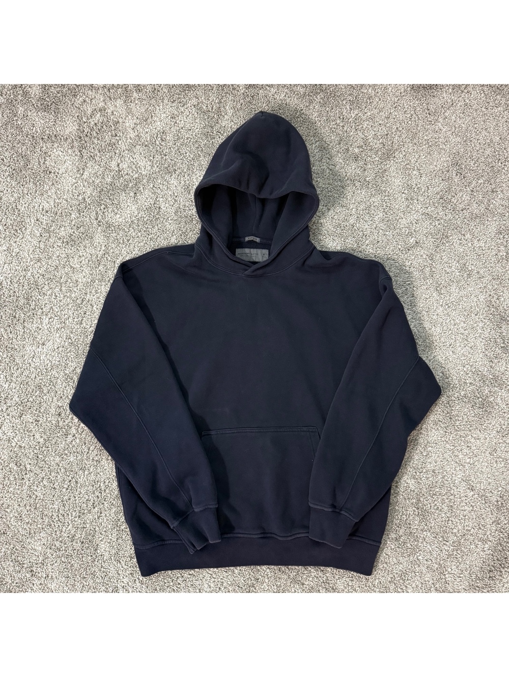 Abercrombie & Fitch Oversized Black Hoodie Sweatshirt Medium